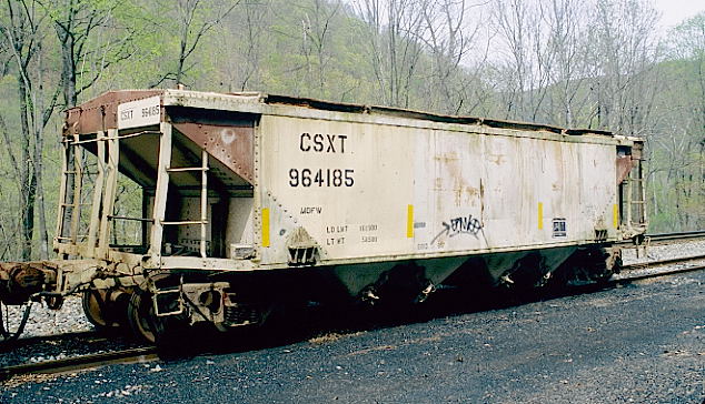 CSX ballast hopper 964185.