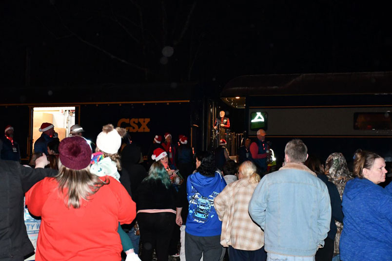 I was offered a stuffed animal, but I declined. Years ago, I got a Clinchfield Coal toboggan and several Eastman Chemical (then part of Kodak).