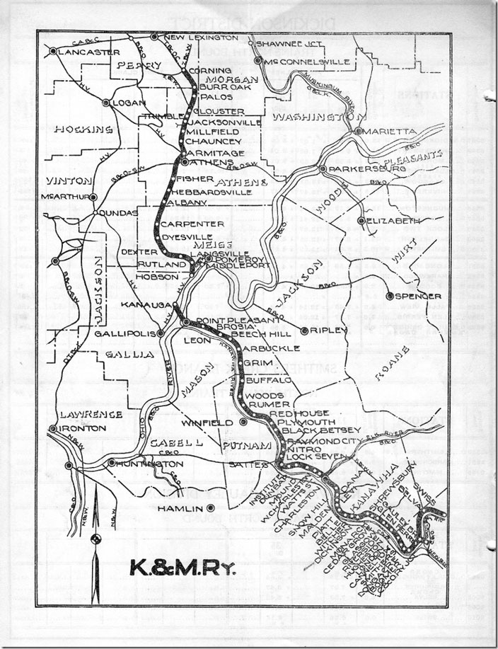 K&M- Route Map.