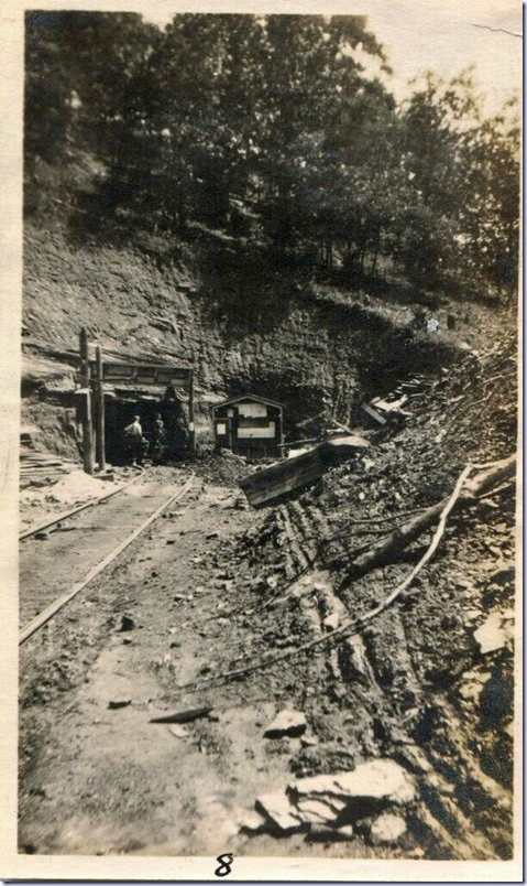 Construction of mine portal circa 1918. USC&C. Lynch KY.