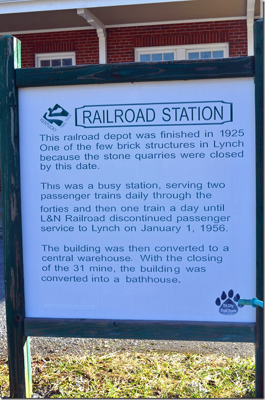 USS Lynch. Railroad station information poster.