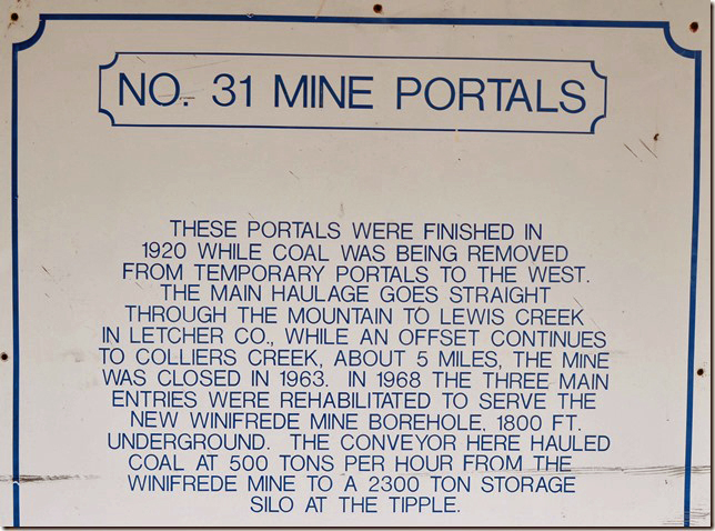 USS Lynch No 31 Mine Portals signage.