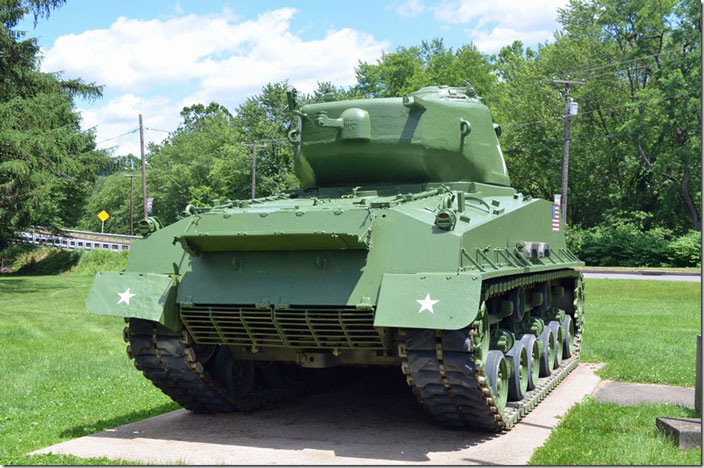 Renovo PA. Sherman tank. View 2.