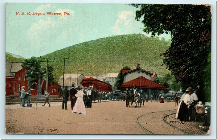 PRR depot. Warren PA. Ca. 1911.