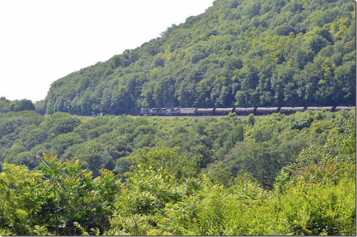 NS manned helpers 7241-7245. Horseshoe Curve.
