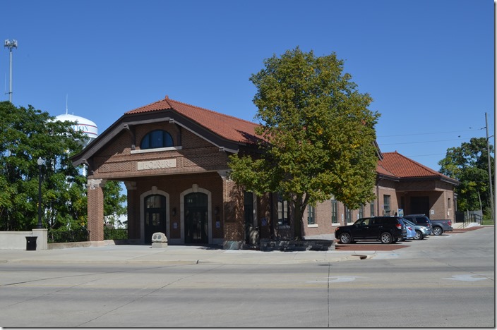 Former Illinois Central station at Mattoon, IL.