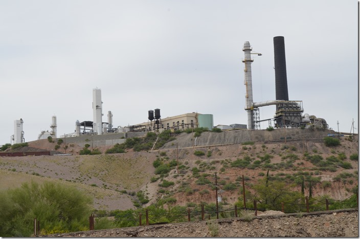 Freeport-MacMoRan Inc. operates a smelter and rod mill at Miami AZ. The open pit mine has been closed. BHP Copper Inc. has something, but I don’t know what it is.