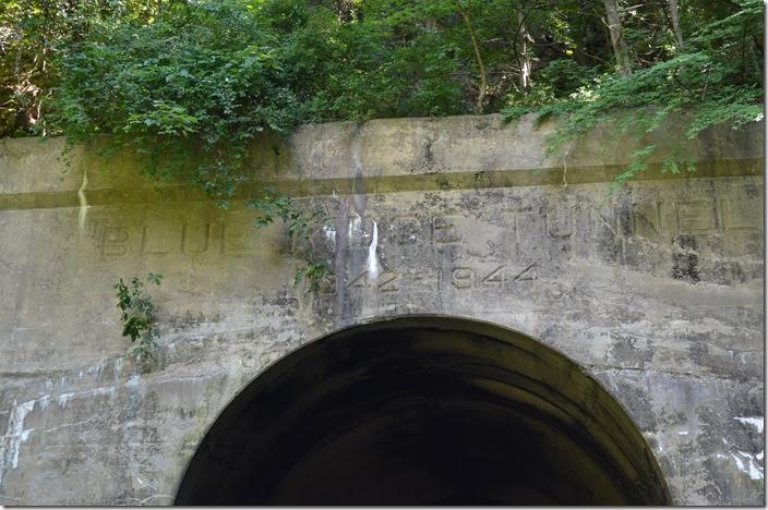 Buckingham Branch Blue Ridge Tunnel near Waynesboro. Built 1942-44.