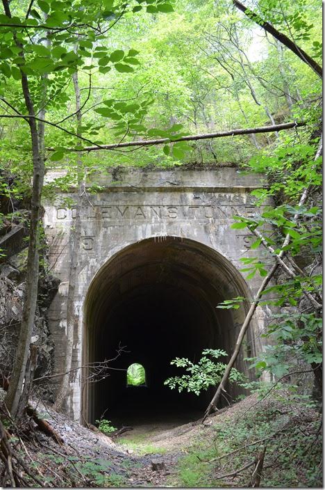 West portal of C&O Coleman Tunnel. Griffith.