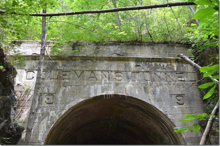 C&O Coleman Tunnel was rebuilt in 1919. Griffith.