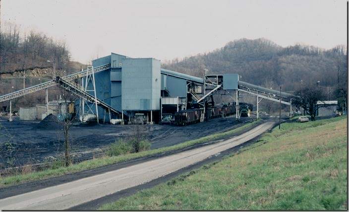 Peerless Eagle Coal Co. prep. plant at Cornelia on the end of the 13.8-mile Peters Branch SD.