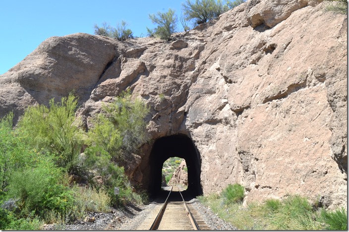 East portal of CBRY Tunnel 2. near Ray Jct AZ.