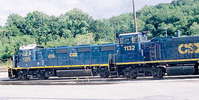 CSX 1132 and 1325.