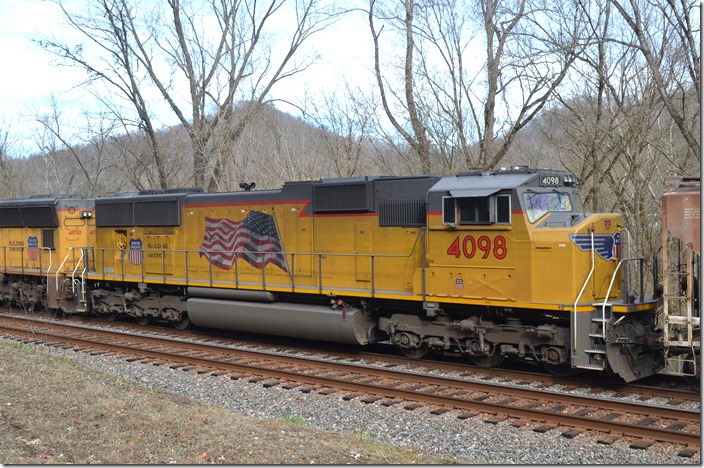 Another SD70M of which UP has a huge fleet. UP 4098. Wagner KY.