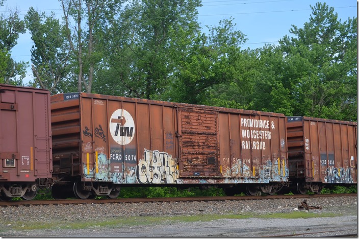 A former Providence & Worcester boxcar.