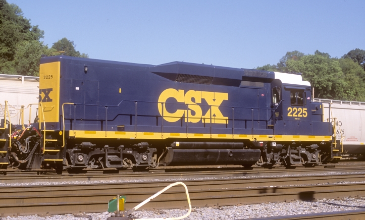 At Paintsville on Aug. 3 was a local engine. Closeup of Road Slug 2225.
