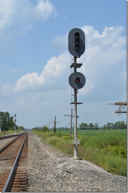 Clear signal for a westbound.