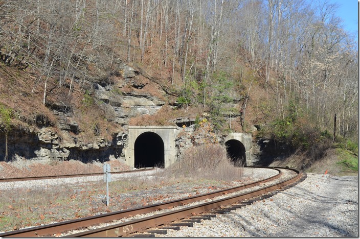 South portals of CSX Yerkes Tunnels.