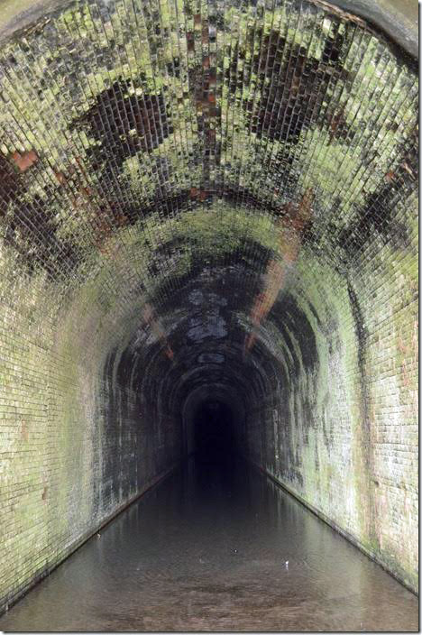 Interior of Great Bend Tunnel. ex-C&O. Talcott WV.