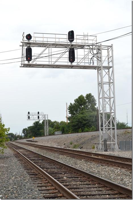 Clear signal on Big Sandy for a train on Track 1.