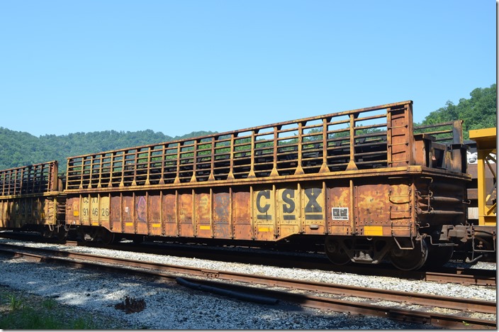 CSX MW 914626 is ex-CSX 482806, nee-P&LE 19654. The load limit is 184,900 and was built 03-1975. Shelby KY.