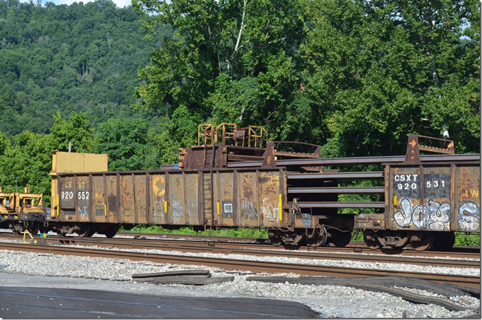 CSX MW gon 920552 is also ex-C&O. Shelby KY.