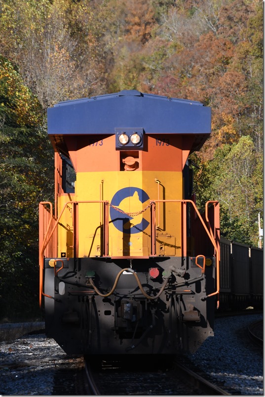 CSX 1973. Repainted at Waycross shop. Beaver Jct KY.