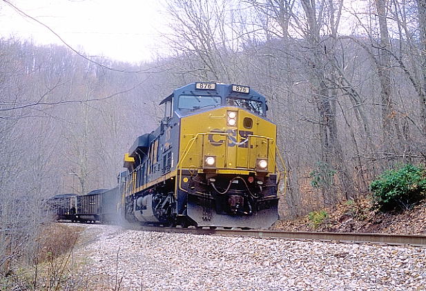 H802 assaults the steep grade up to Springdale with 37 loads. 