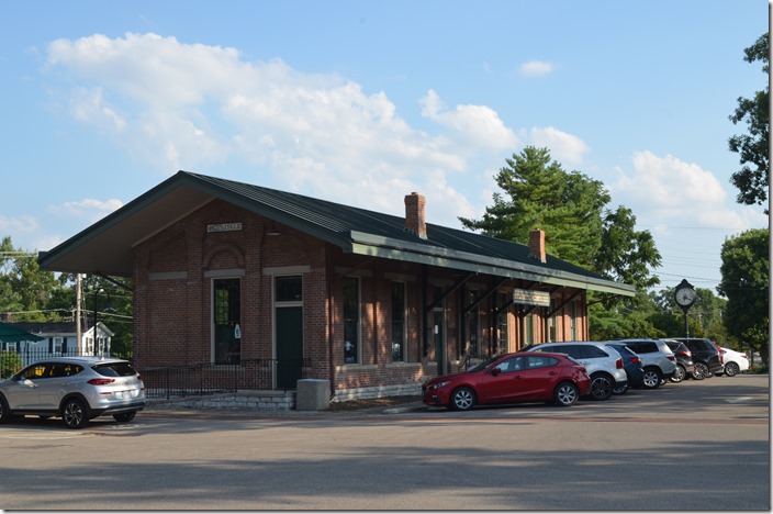 The former B&O depot is now a civic building. Glendale OH.