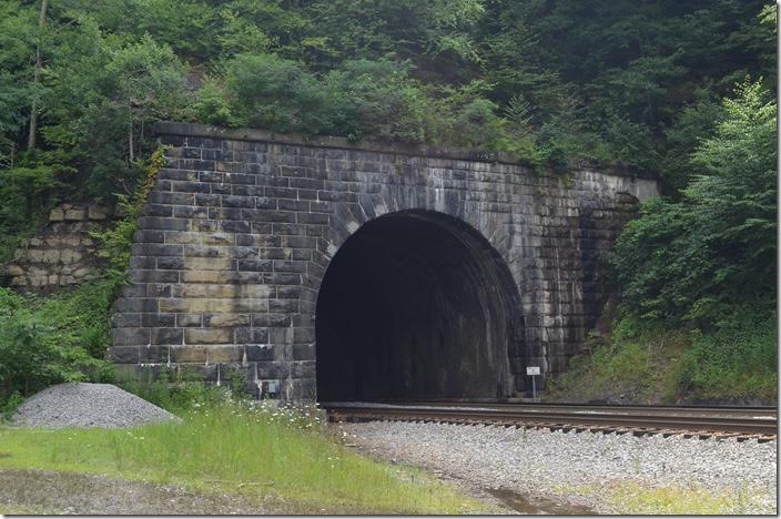 “New” Kingwood Tunnel’s west portal at West End. West End, written and published by the late Charles Roberts, is an excellent historical account of this historic B&O line. CSX New Kingwood Tunnel West End WV. 