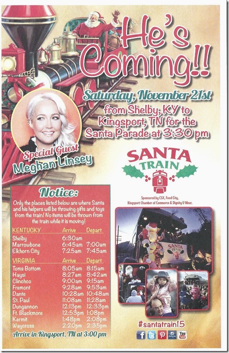 Santa Train Poster 2015.