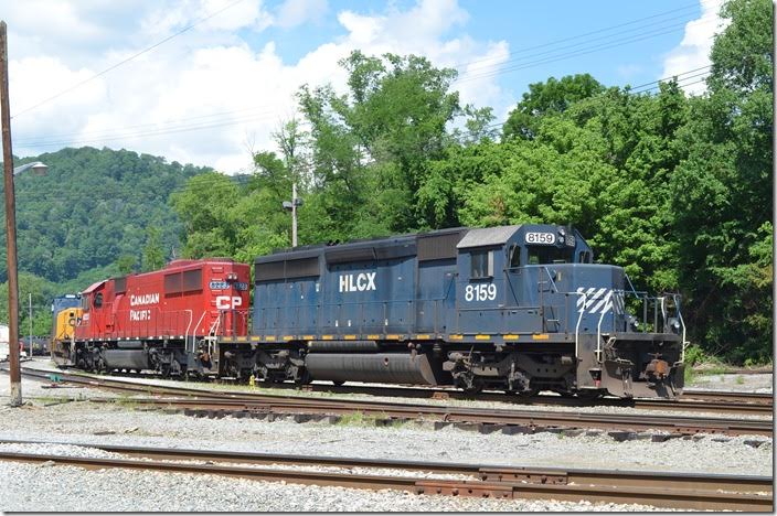 HLCX SD40-2 8159-CP 6223. 05-30-2015. Shelby.