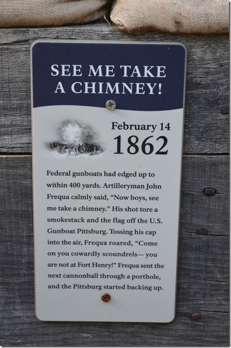 Fort Donelson TN. Taking a Chimney.