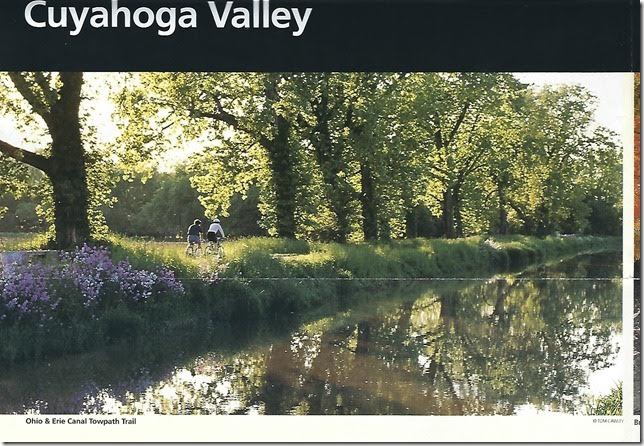CVNP Cuyahoga Valley brochure. Page 1.
