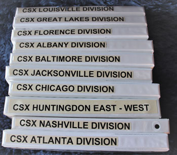 Collection of CSXT TimeTables