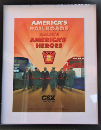 CSXT Salutes America's Heroes Poster 