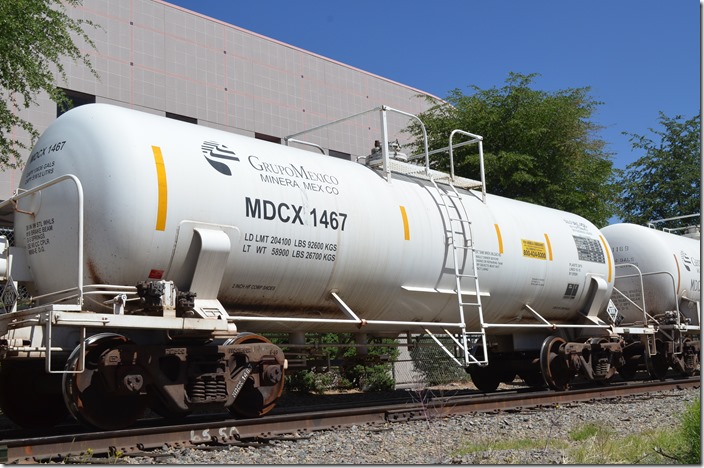 MDCX tank 1467. Nogales AZ.