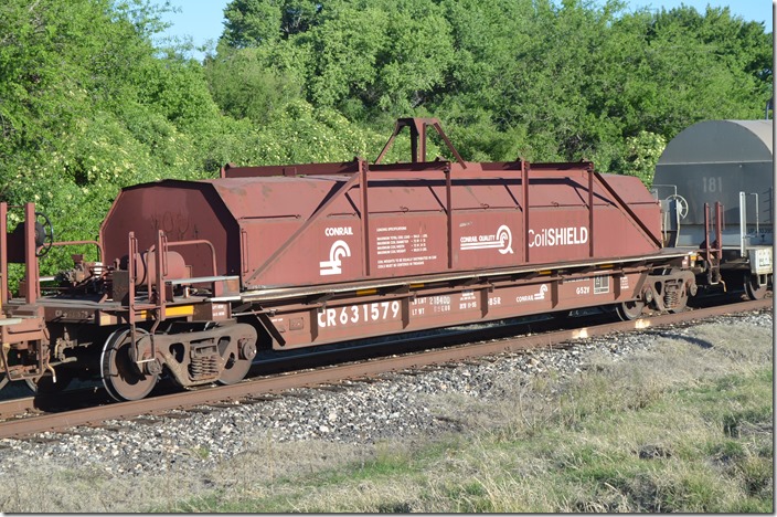 CR class G52V coil steel flat 631579 was built in 1995. Nogales AZ.