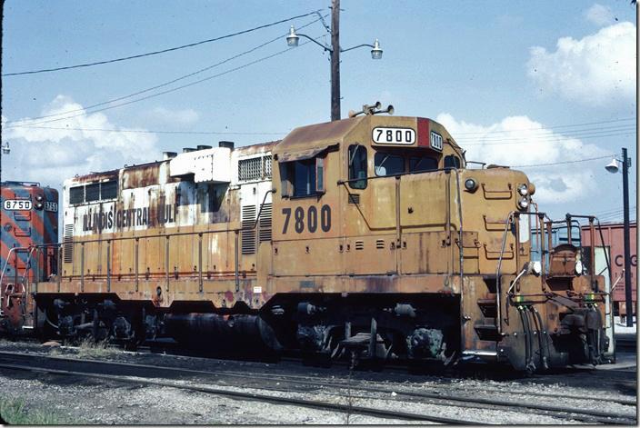 ICG 7800 was rebuilt from a GP7 which may or may not have been IC’s. Fulton KY.