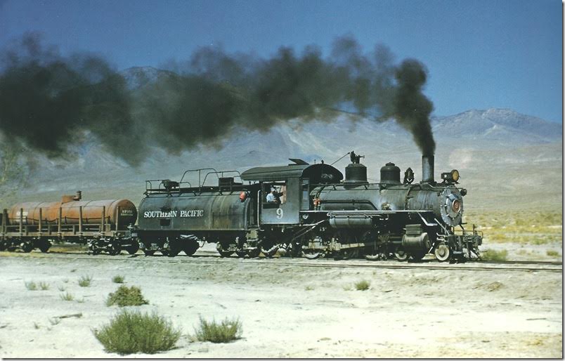 I bought this Vanishing Vistas postcard of 4-6-0 no. 9 (second) north of Owenyo in 1959.