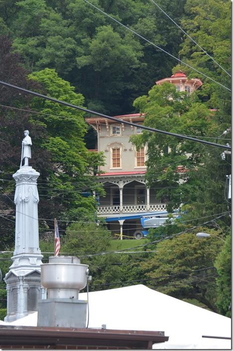 The Asa Packer mansion is under renovation. We toured it in 1988 or 1989. Packer was an early principal in the Lehigh Valley Railroad. In fact LV named a passenger train after him. Jim Thorpe PA.