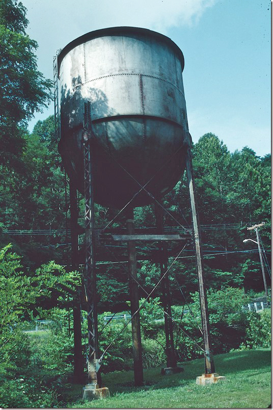 Water tank near the power house. Lynch. 07-17-1994.