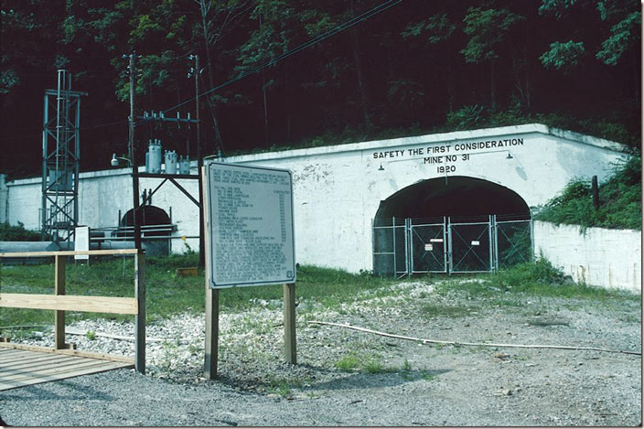 Before development as a mine tour for the public. Lynch Portal 31. 07-17-1994.