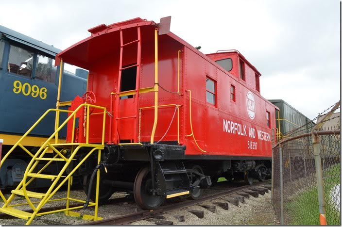 N&W caboose 518397 was built by Roanoke Shop in 1927 and in service until 1978. Bellevue.