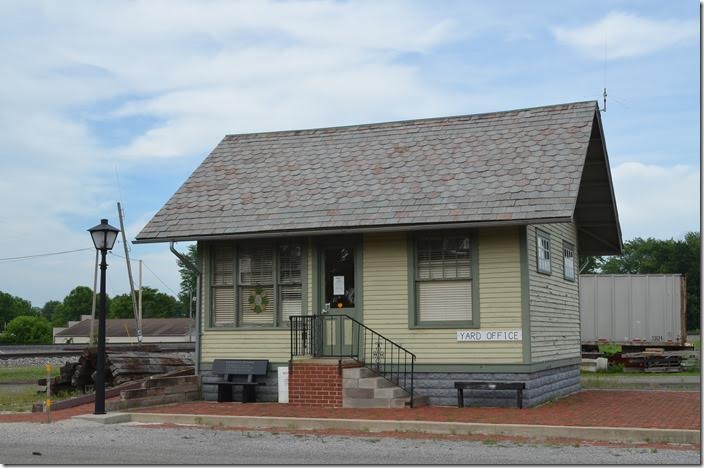 Restored T&OC yard office. T&OC’s locomotive shop was in Bucyrus also. Ex-T&OC yard office Bucyrus OH.