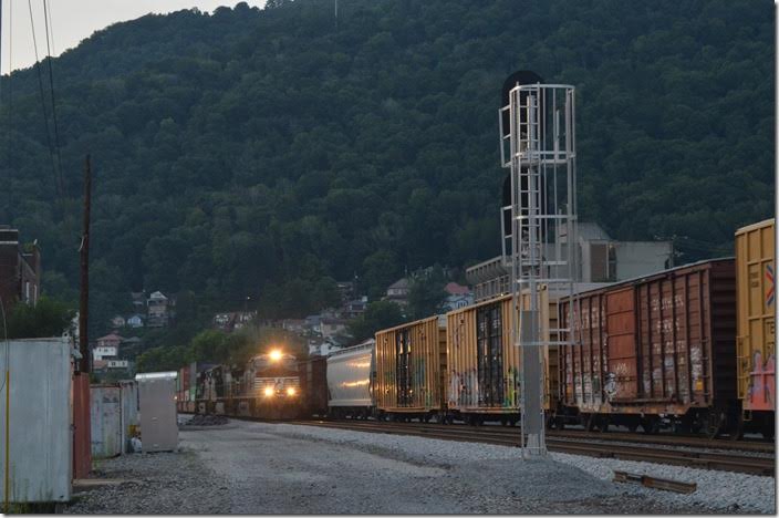 No. 234-07 (Landers Yard-Chicago to Norfolk) has NS 9782-9141-7546 and 14x1 vans. Williamson WV.
