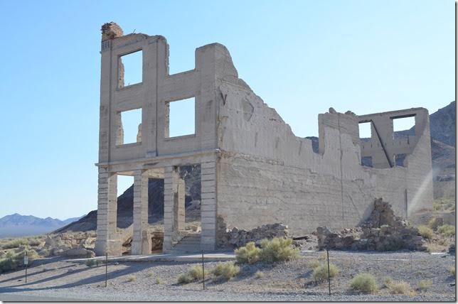 Remains of the Cook Bank building. View 2. Rhyolite NV.