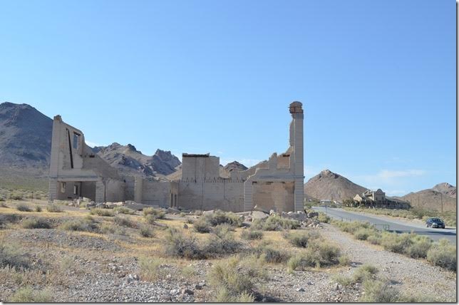 Cook Bank and depot. Rhyolite NV.