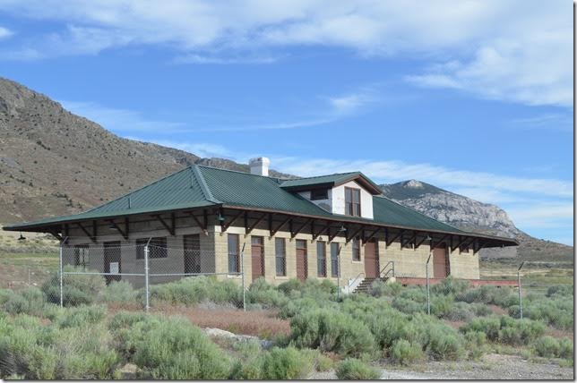 The Nevada Northern depot at McGill.