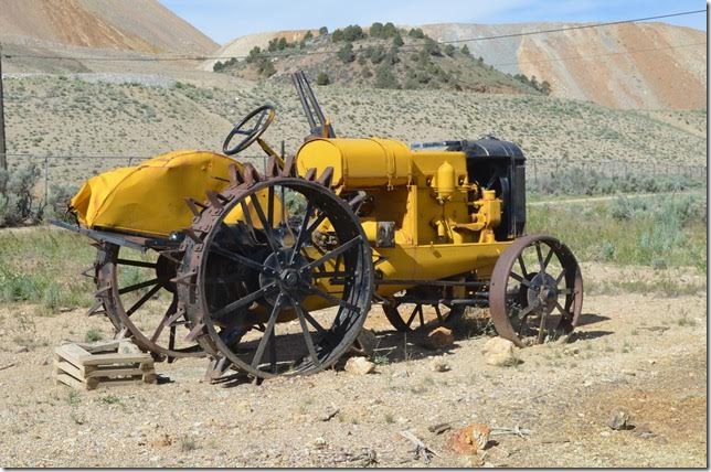 This old McCormick-Deering tractor was on display near US 50. Driving in on the road in background we encountered a large rattlesnake. So you better watch where you walk.